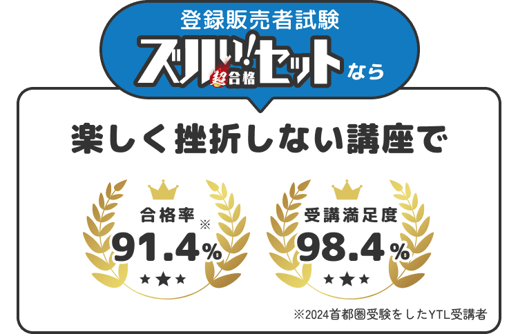 楽しく挫折しない講座で合格率91.4%、受講満足度98.4%